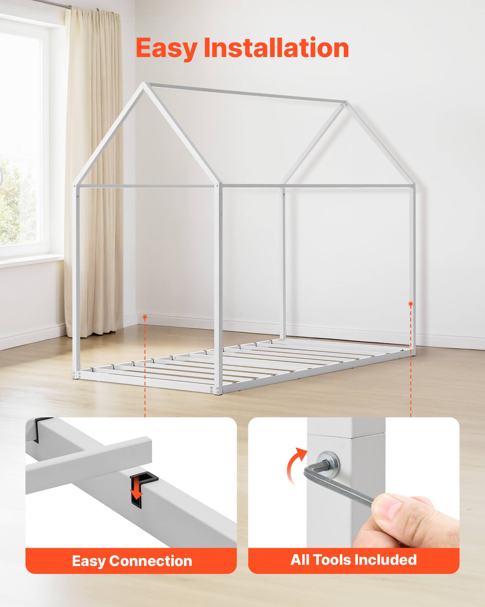 Easy Installation

Easy Connection

All Tools Included