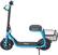 Angle. HiBoy - Hiboy U2 Lite Electric Scooter for Kids, Up to 9 Mph, Neon Lights, 5 Mile Range, Electric Scooter with Seat - Blue.