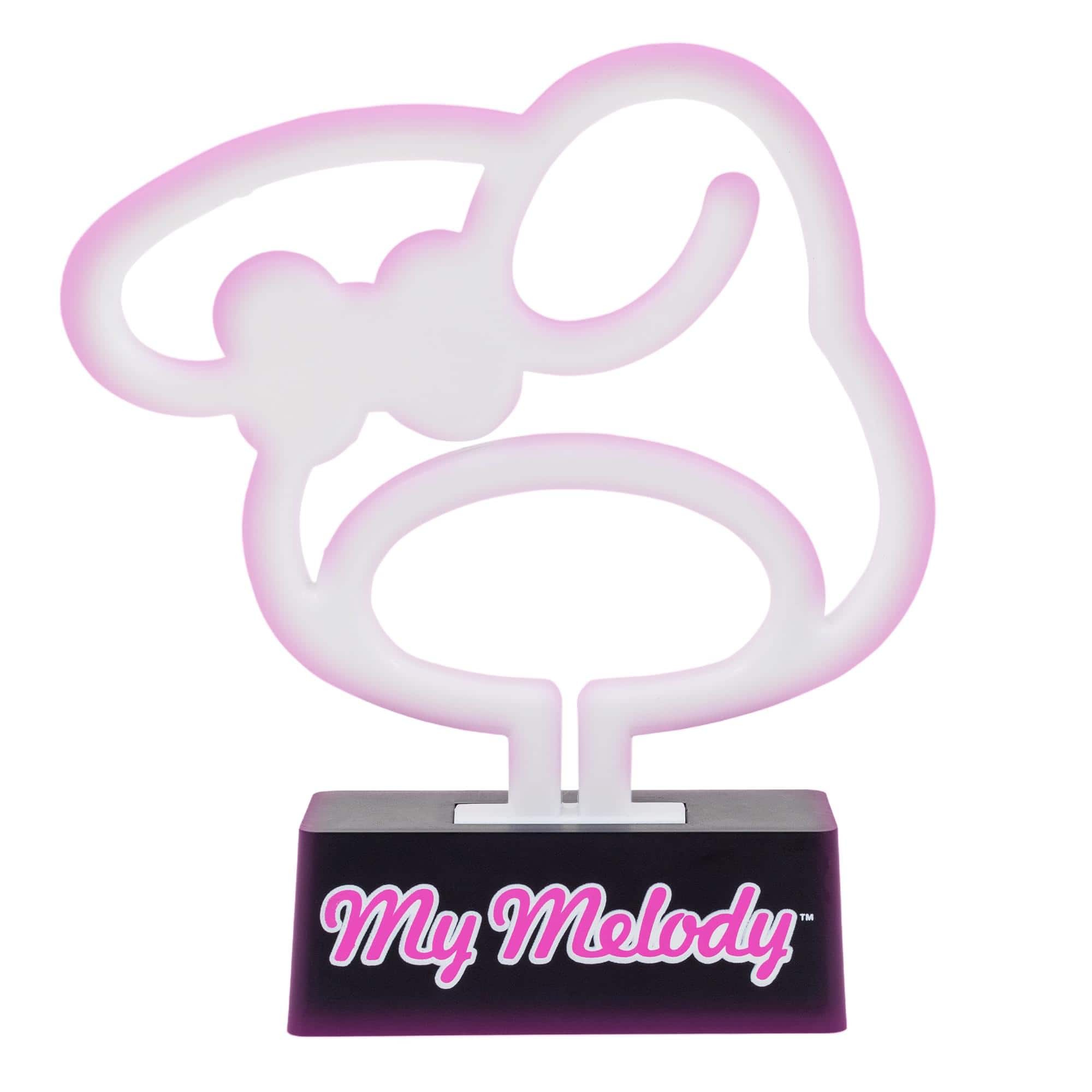 Silver Buffalo - Sanrio My Melody Silhouette 7-Inch LED Neon Mood Light - Pink