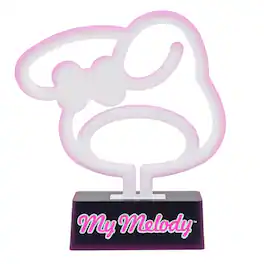 Silver Buffalo - Sanrio My Melody Silhouette 7-Inch LED Neon Mood Light - Pink
