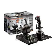 Front. Thrustmaster - Hotas Warthog for PC - Black.