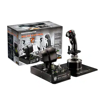 Front. Thrustmaster - Hotas Warthog for PC - Black.