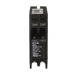 Eaton - 15/15 amps Tandem 2-Pole Circuit Breaker