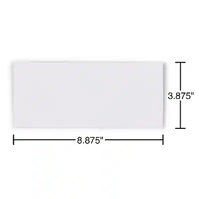 3.875" x 8.875"