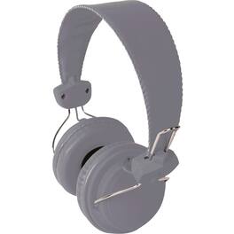 HamiltonBuhl - Hamilton Buhl Headset with In Line Microphone Gray - Mini-phone (3.5mm) - Wired - 20 Hz to 20 kHz - Over-the-head - Red