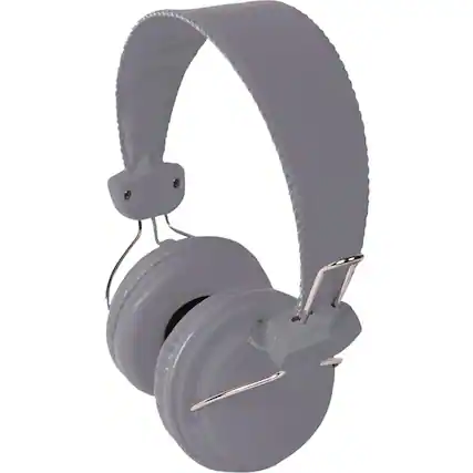 Front. HamiltonBuhl - Hamilton Buhl Headset with In Line Microphone Gray - Mini-phone (3.5mm) - Wired - 20 Hz to 20 kHz - Over-the-head - Red.