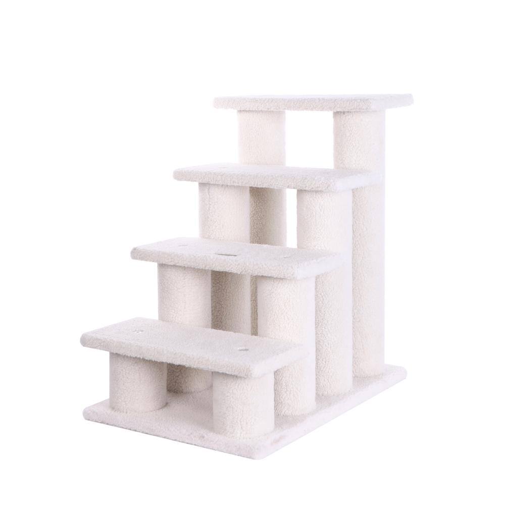 Armarkat 4 Steps Real Wood Ramp For Dogs Cats Cat Step Stairs Ramp ...