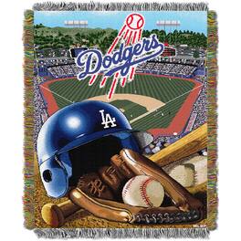 The Northwest Company Los Angeles Dodgers 48'' x 60'' Home Advantage Woven Throw - Multicolor