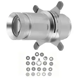 Neewer - LS01 Optical Snoot for Photography Flashlight, Adjustable Focus, 30° Beam, 20 Gobos