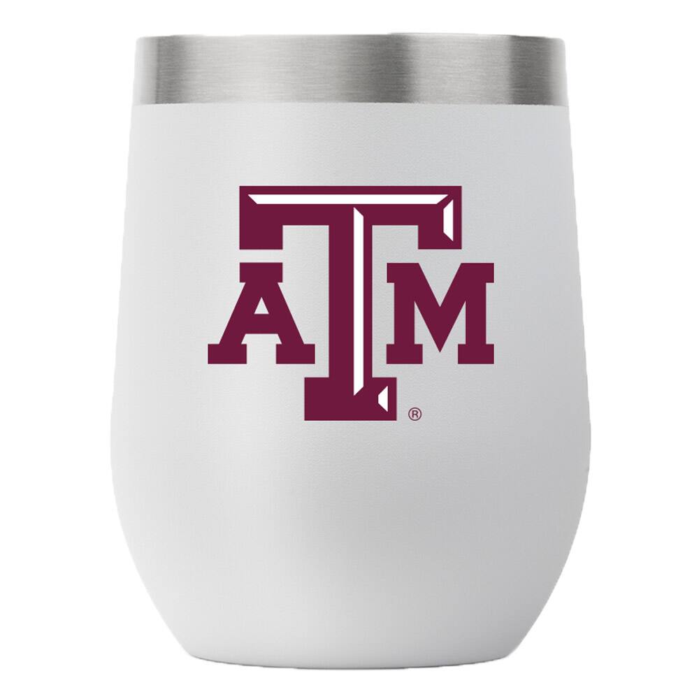 Front. Gametime Sidekicks - Texas A&M Aggies 12oz. Stemless Tumbler - Multicolor.