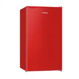 BANGSON - 3.2 Cu.Ft Mini Fridge Freezer, Compact Refrigerator for Dorm Bedroom Apartment - Red