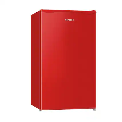 Front. BANGSON - BANGSON 3.2 Cu.Ft Mini Fridge Freezer, Compact Refrigerator for Dorm Bedroom Apartment, Red - Red.
