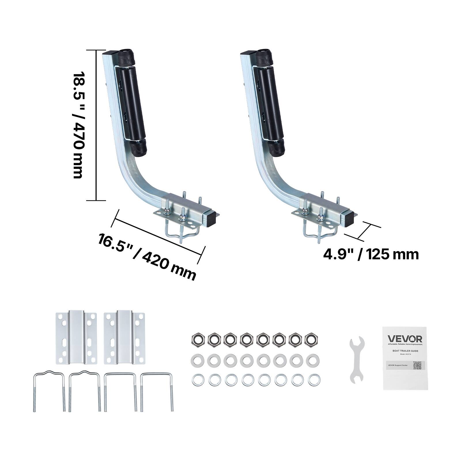 5 18.5" / 470 mm  
16.5" / 420 mm  
4.9" / 125 mm  
VEVOR