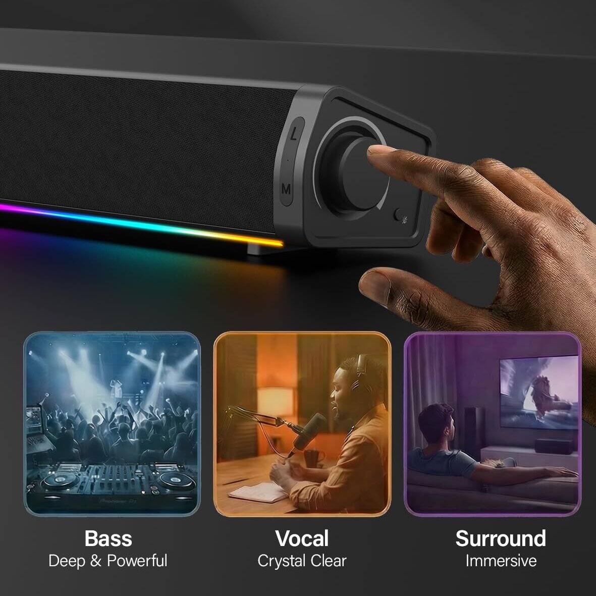7 M Bass Deep & Powerful Vocal Crystal Clear Surround Immersive