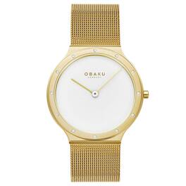 Obaku - Women's Note Lille Dial Watch - V285LEGWMG - White