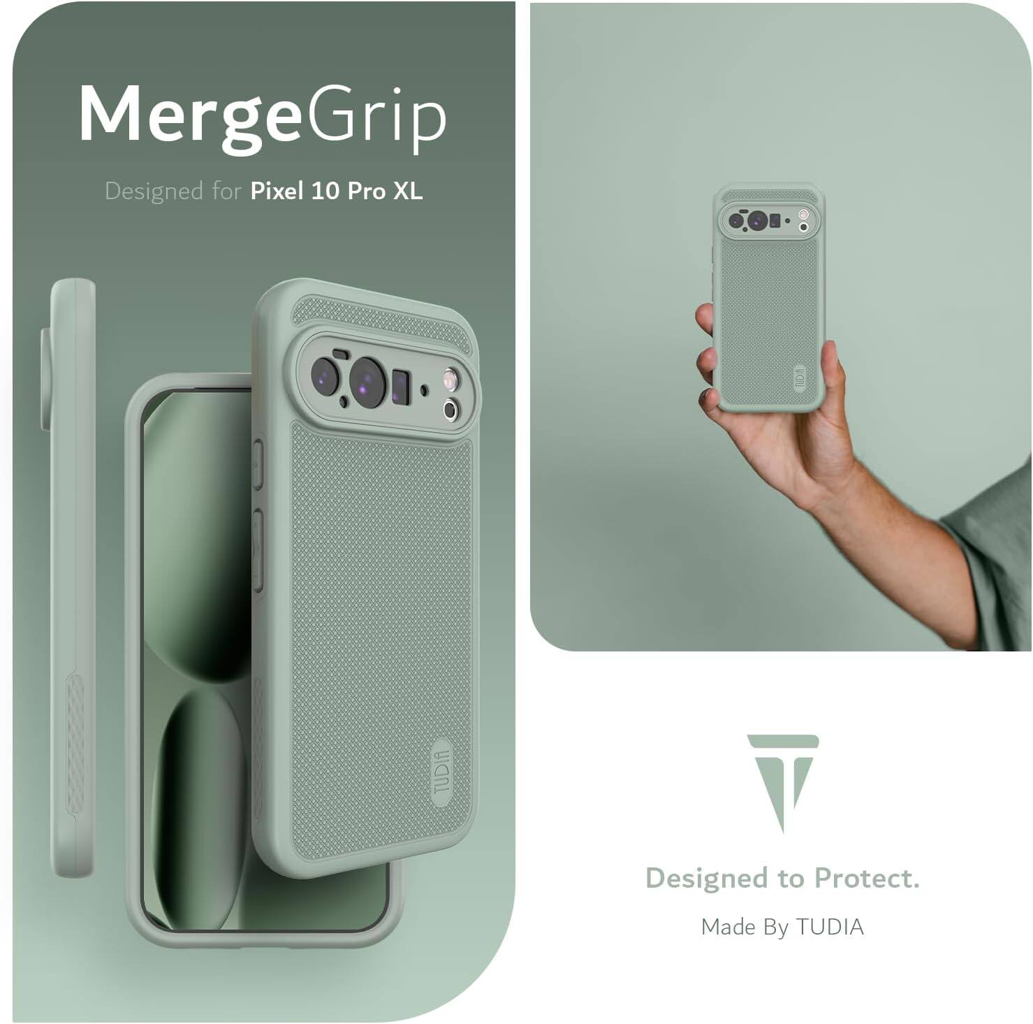 MergeGrip  
Designed for Pixel 10 Pro XL  

Designed to Protect.  
Made By TUDIA