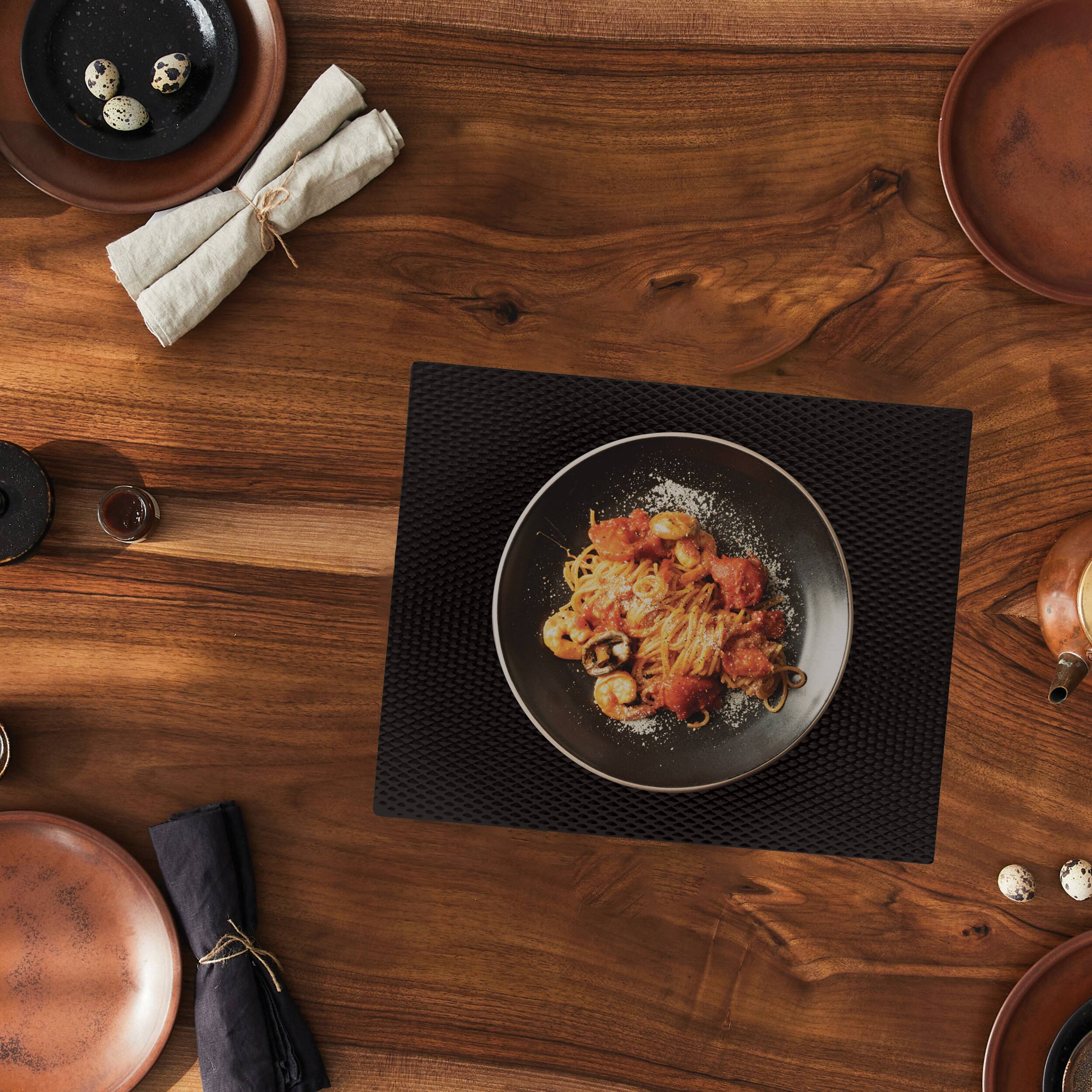 Alt View 2. Range Kleen - 14 x 17-Inch Matte Black Nonslip Counter Protective Mat.