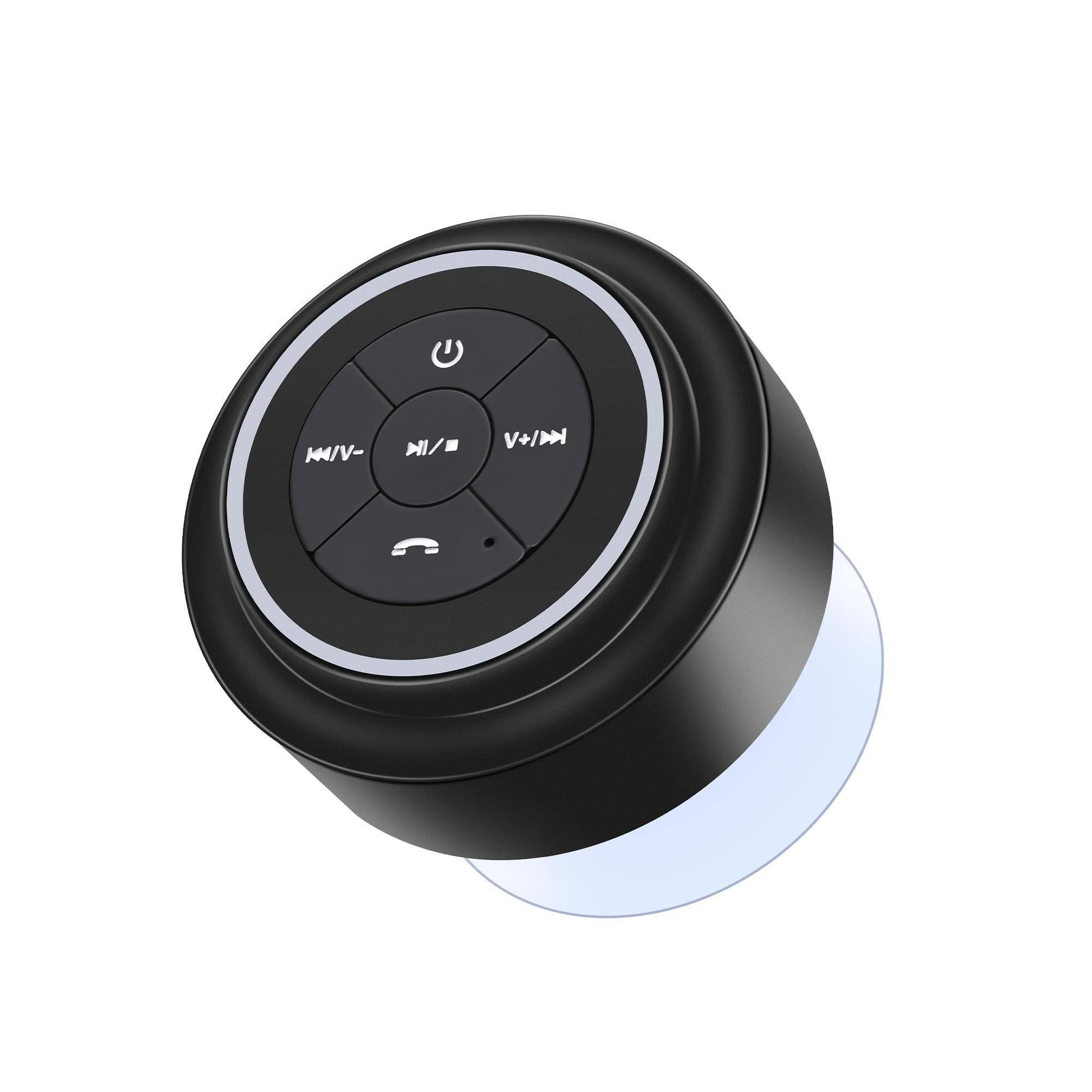 Pacoar Cade - Shower Portable Speakers Ip67 Waterproof Suction Cup Floating Crystal Sound Ideal Outdoor Beach Pool Great Shower - Default