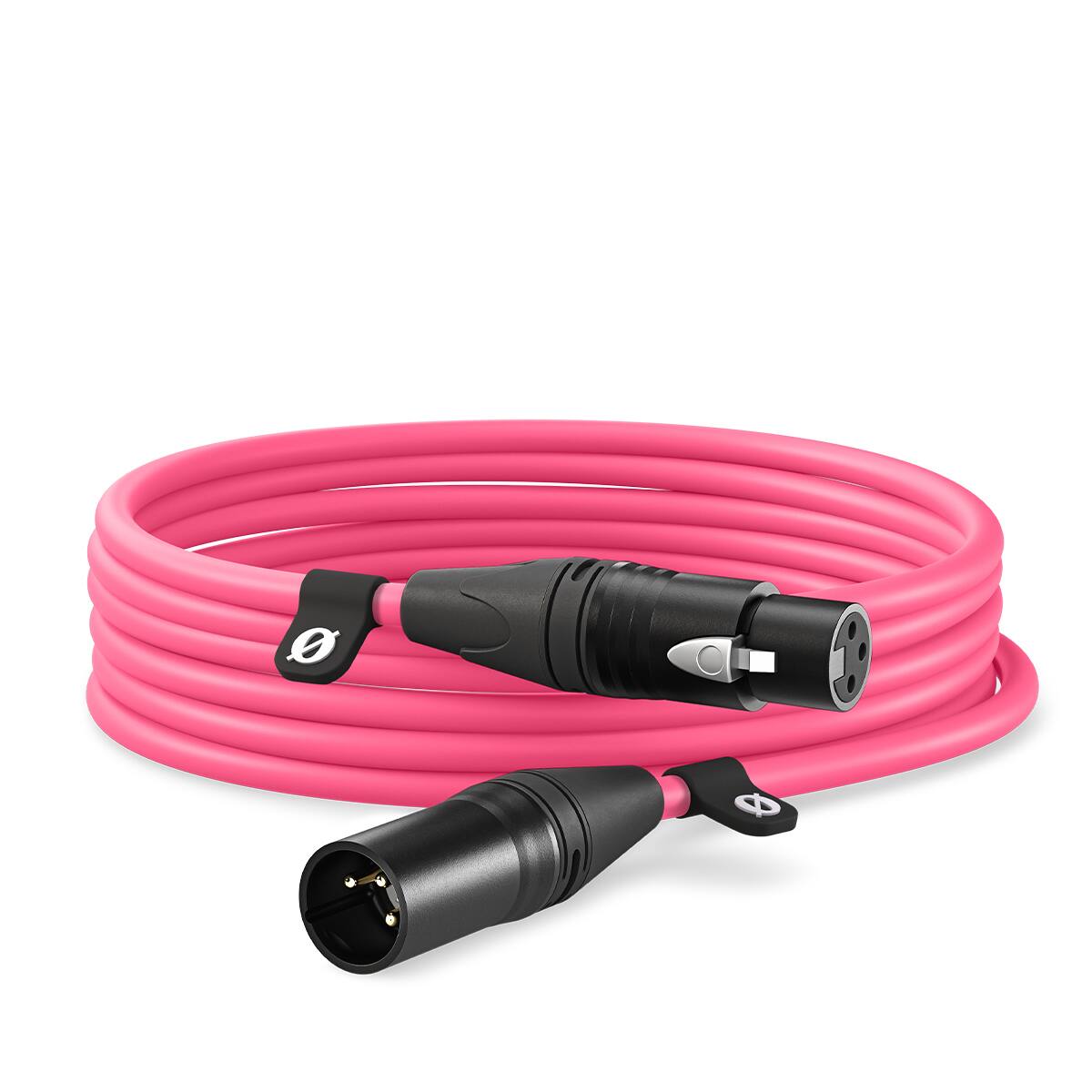 Front. RODE - Rode 20' Premium XLR Cable, Pink.