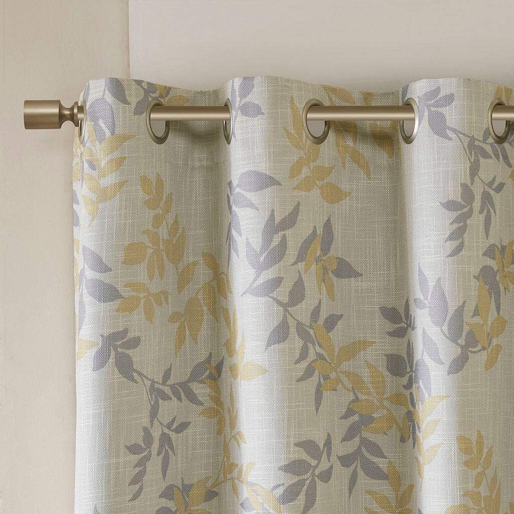 Alt View 7. BreeBe - Printed Botanical Blackout Curtain Panel(Only 1 Pc Panel) - Multicolor.