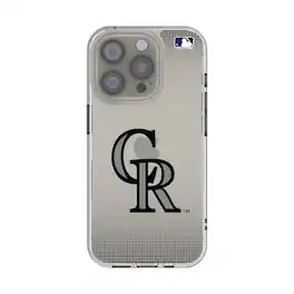 Keyscaper - MLB - Colorado Rockies Linen Logo iPhone Clear Case - 13 Pro Max - Multicolor