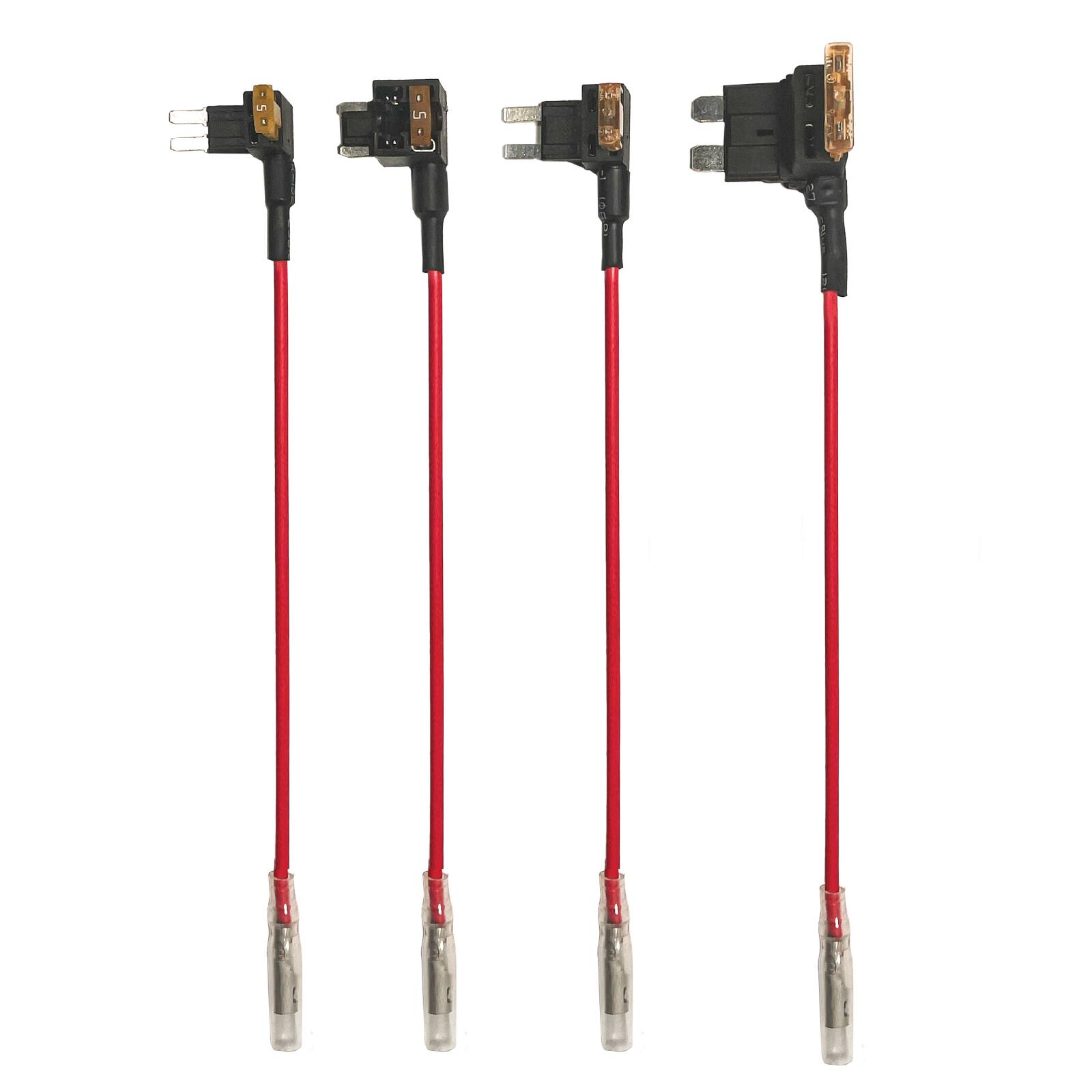 Alt View 2. Cobra - Direct Wire to Barrel Connector Cable Hardwire Kit, 11.5 feet Power Cord for Cobra Radar Detectors - Black.