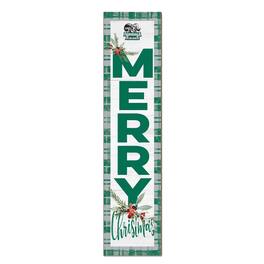 Jardine - SUNY Farmingdale State Rams 12'' x 48'' Outdoor Merry Christmas Leaner - White