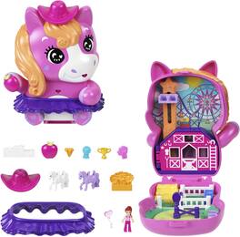 Mattel - Polly Pocket Pony Rodeo Compact - Collectibles - Multicolor