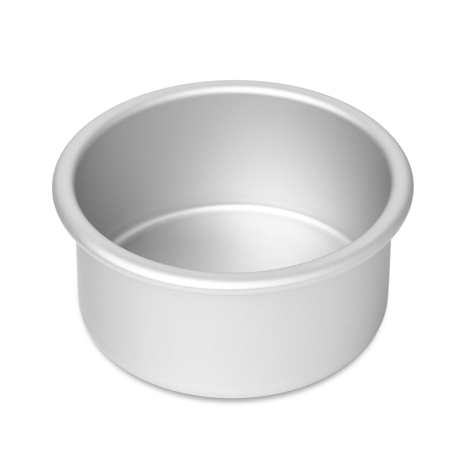 Alt View 1. Last Confection - Round Aluminum Cake Pan Sets - Silver.