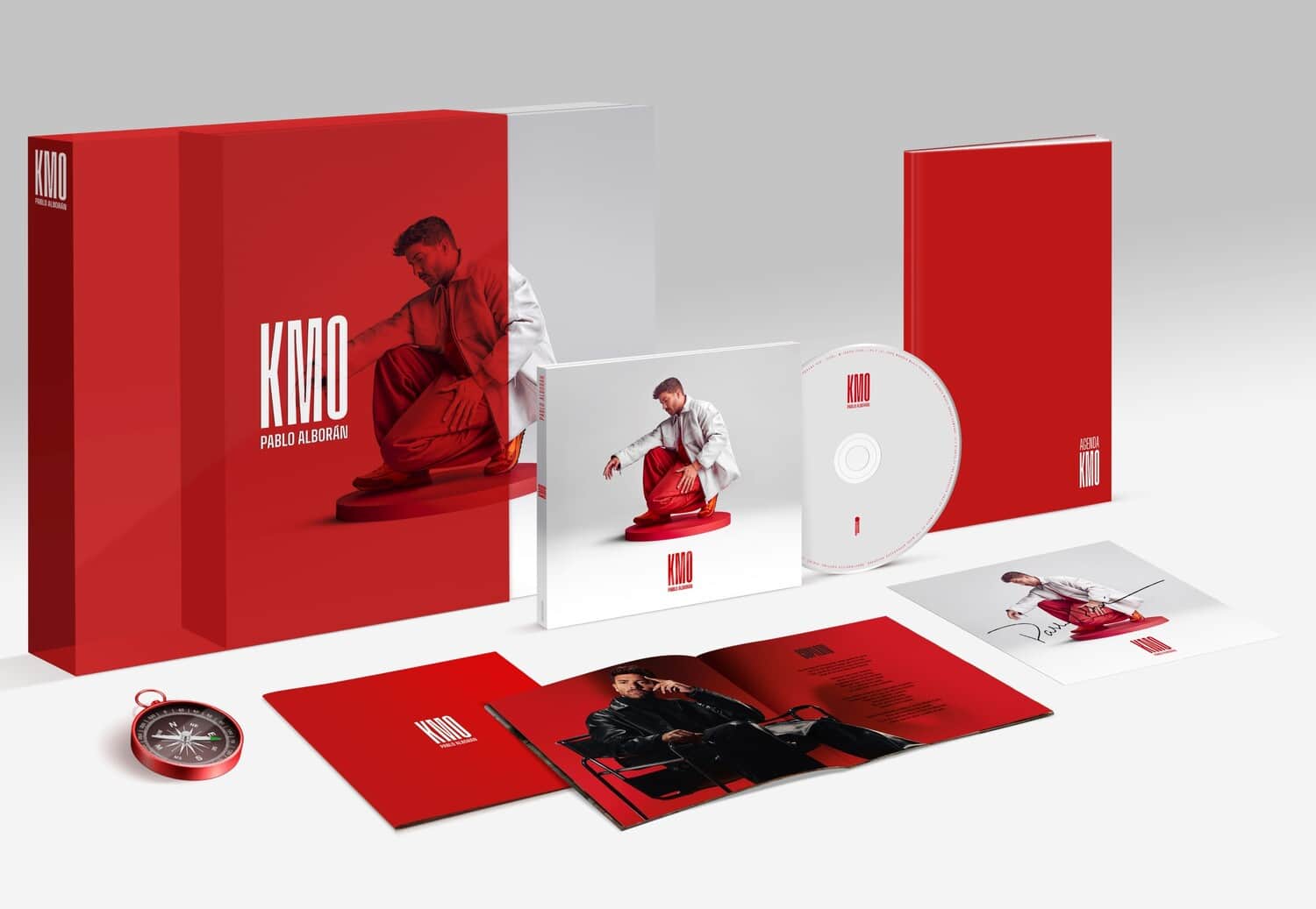 Pablo Alborán - KM0 - Ltd Box With Signed Postcard, Notebook & Compass   - COMPACT DISCS [CD]