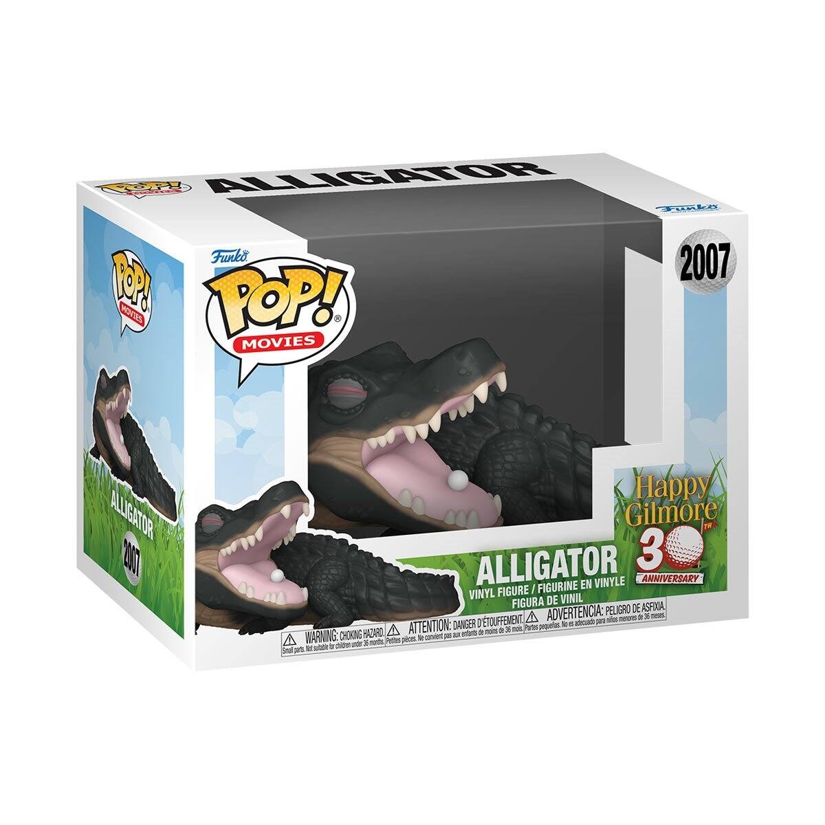 Le ALLIGATOR Fadke Funko 2007 PP KONTES POP! MOVIES ALUIGATOR 2007 Happy Gilmore TH ALLIGATOR 3 VINYLE ANNIVERSARY ! FIGURINE EN VINYL FIGURE FIGURA DE VINIL ADVERTENCIA PELIGRO DE ASFIOOA, A -X - a x n ATTENTION: DANGER TOUFFEMENT Pates pequelas to - adeouado p01 A nom  a 3 not CHOKING HACZARO S efo a WARNING t cive 3 A - - a met Petles pices u subade a O a