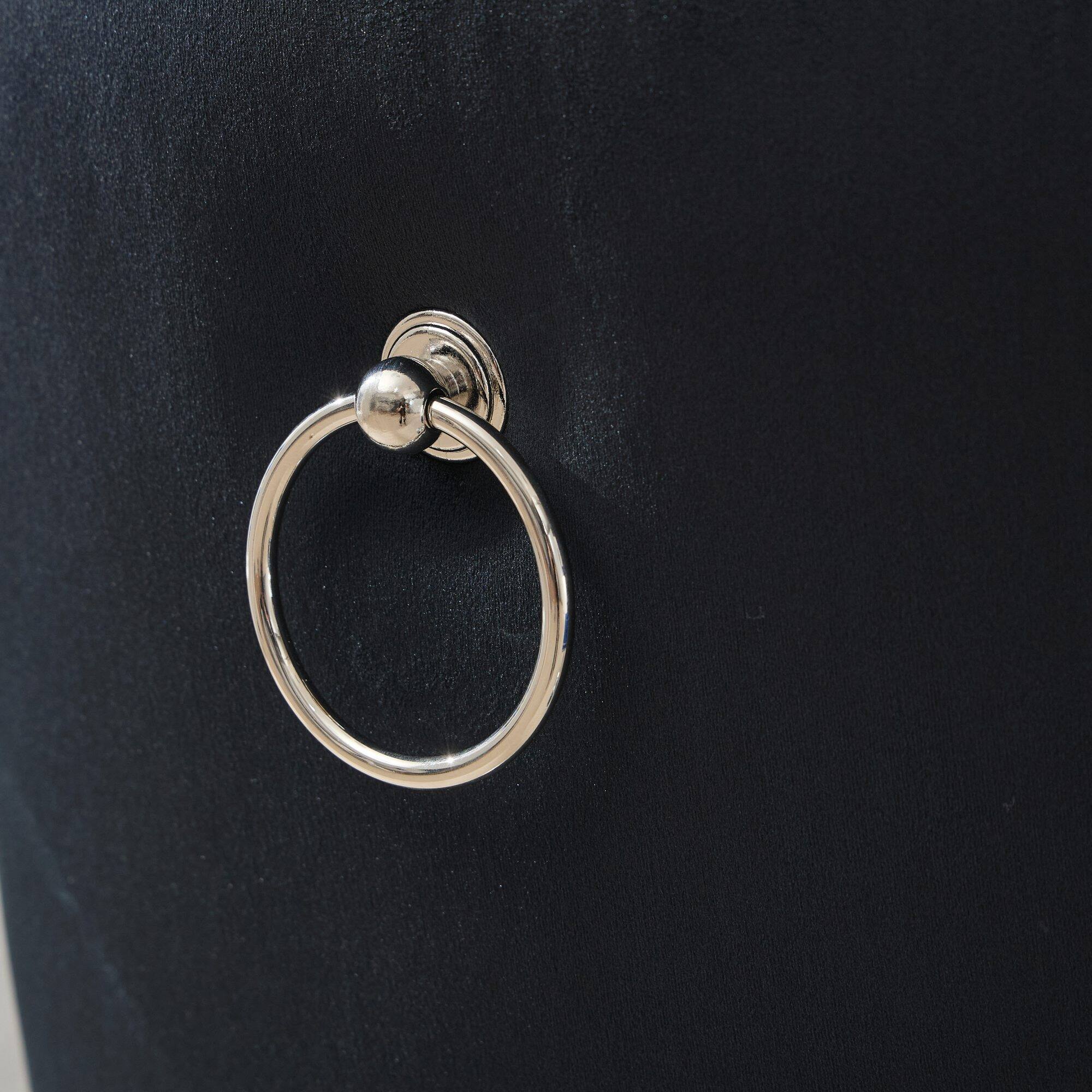 Alt View 8. PexFix - Upholstered Velvet Bar Stools, Set of 2, Adjustable Height Swivel with Tufted Back, Wide Base for Home Pub - Black.