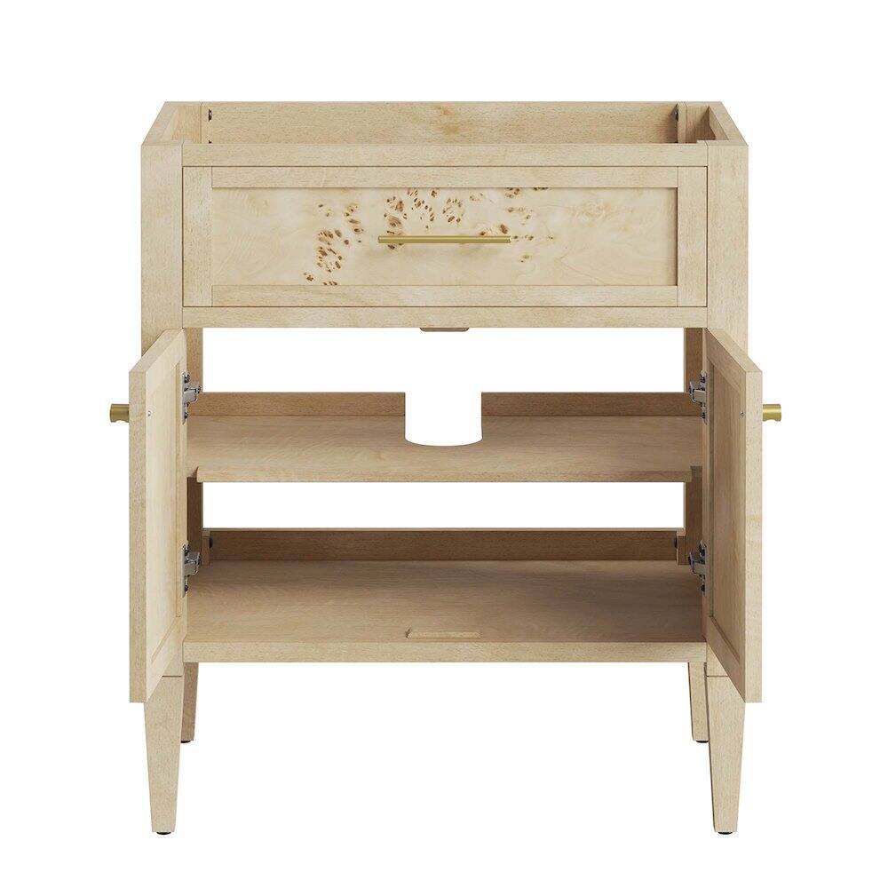 Alt View 4. Modway - Elysian 30" Bathroom Vanity Cabinet (Sink Basin Not Included) - Burgundy.