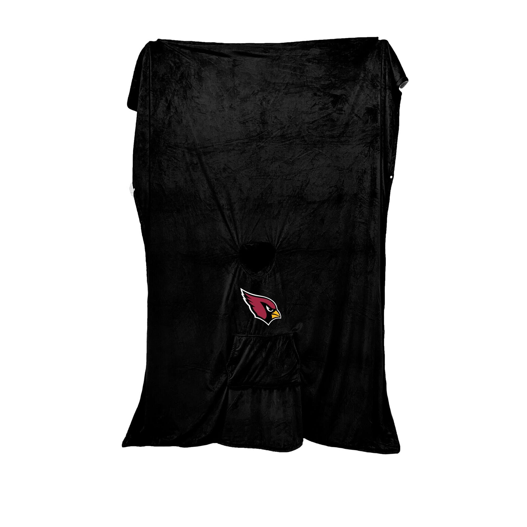 Alt View 2. Pegasus - Arizona Cardinals 60" x 80" Logo Patch Sherpa Team Color Bloncho - Multicolor.