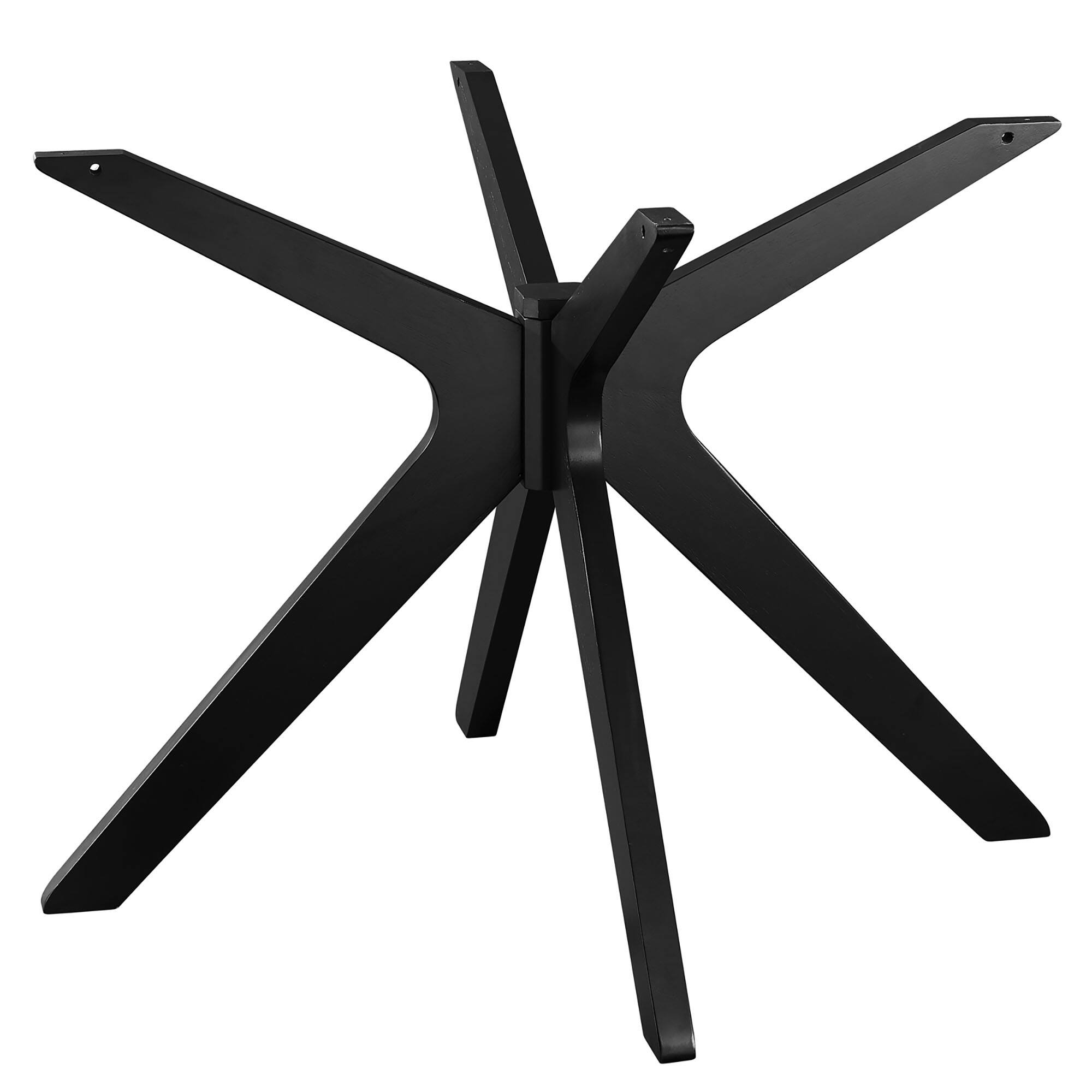 Alt View 3. Modway - Traverse 47" Dining Table by Modway - Black Black.