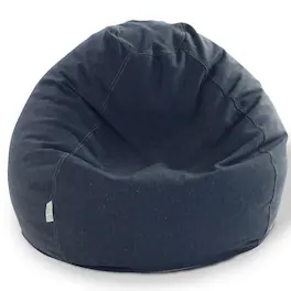 Majestic Home - Large Bean Bag Wales Navy - Blue
