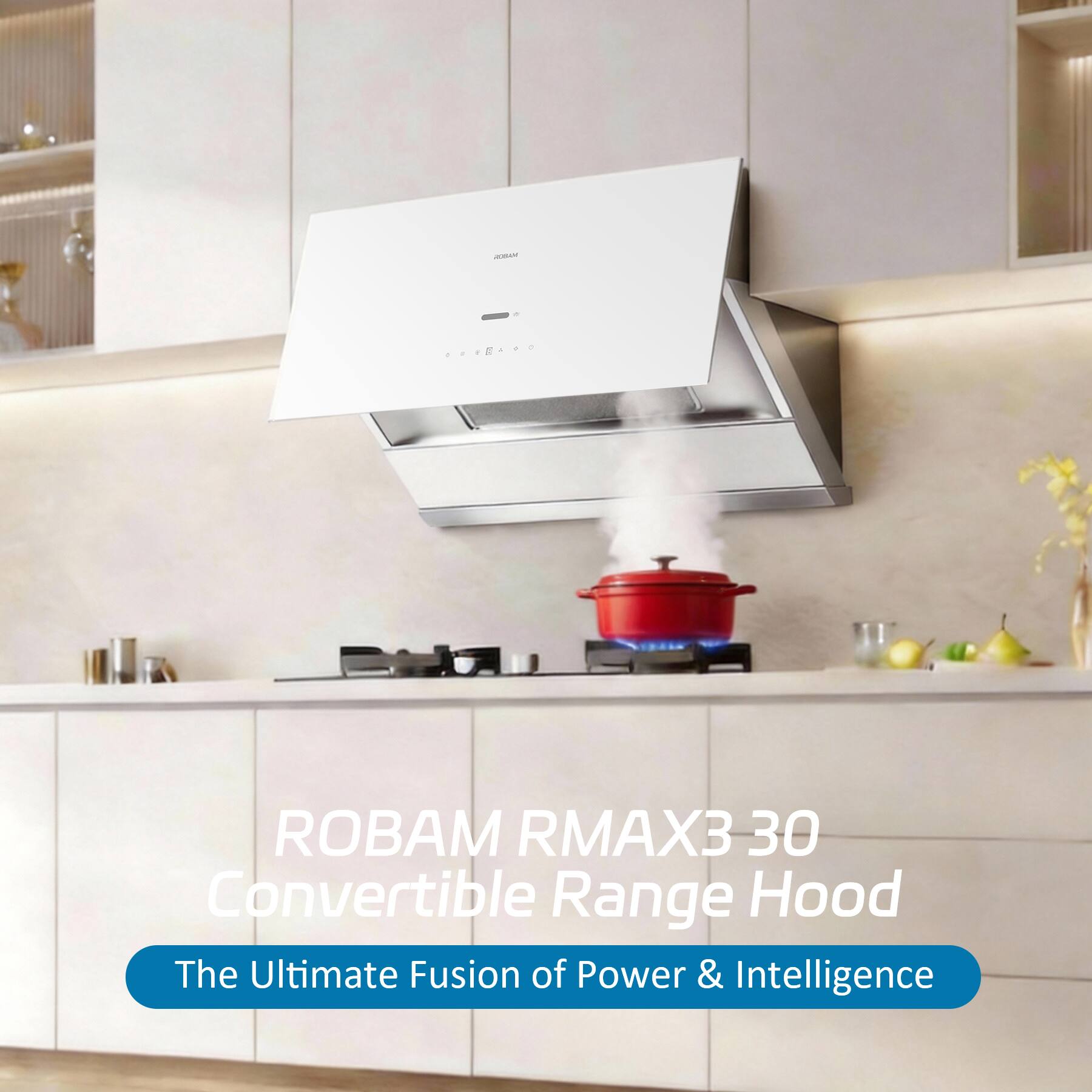 ROSAN

0 0096490 1

ROBAM RMAX3 30 Convertible Range Hood
The Ultimate Fusion of Power & Intelligence