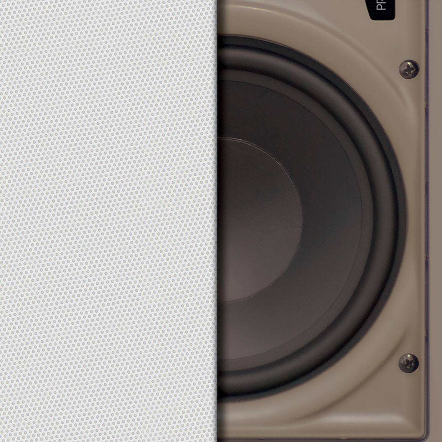 Back. Proficient Audio - Protege W672 100-Watt 6.5" Poly In-Wall Speaker Set - White.