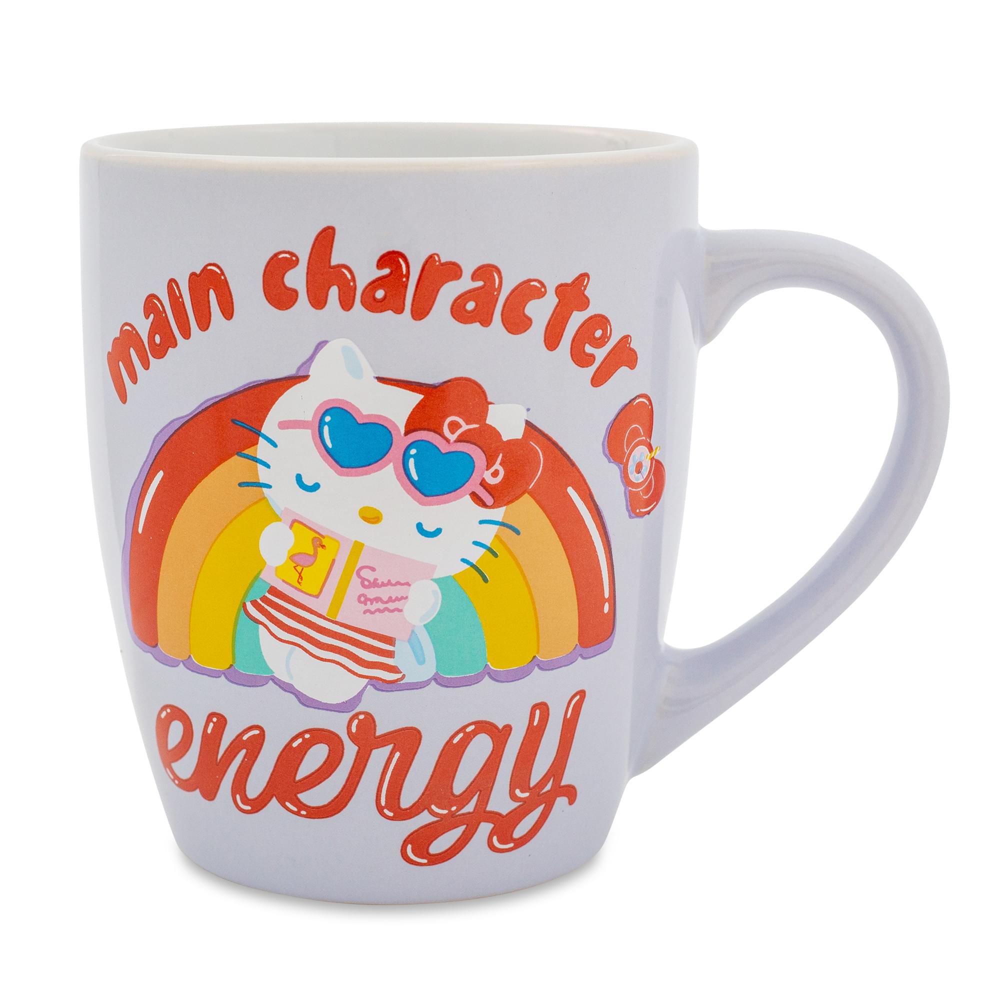 "Silver Buffalo - Sanrio Hello Kitty ""Main Character Energy"" Curved Latte Mug | Hold 25 Ounces - Purple" price history on PriceWatchPro