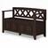 Angle. Simpli Home - Amherst Entryway Storage Bench - Farmhouse Brown.