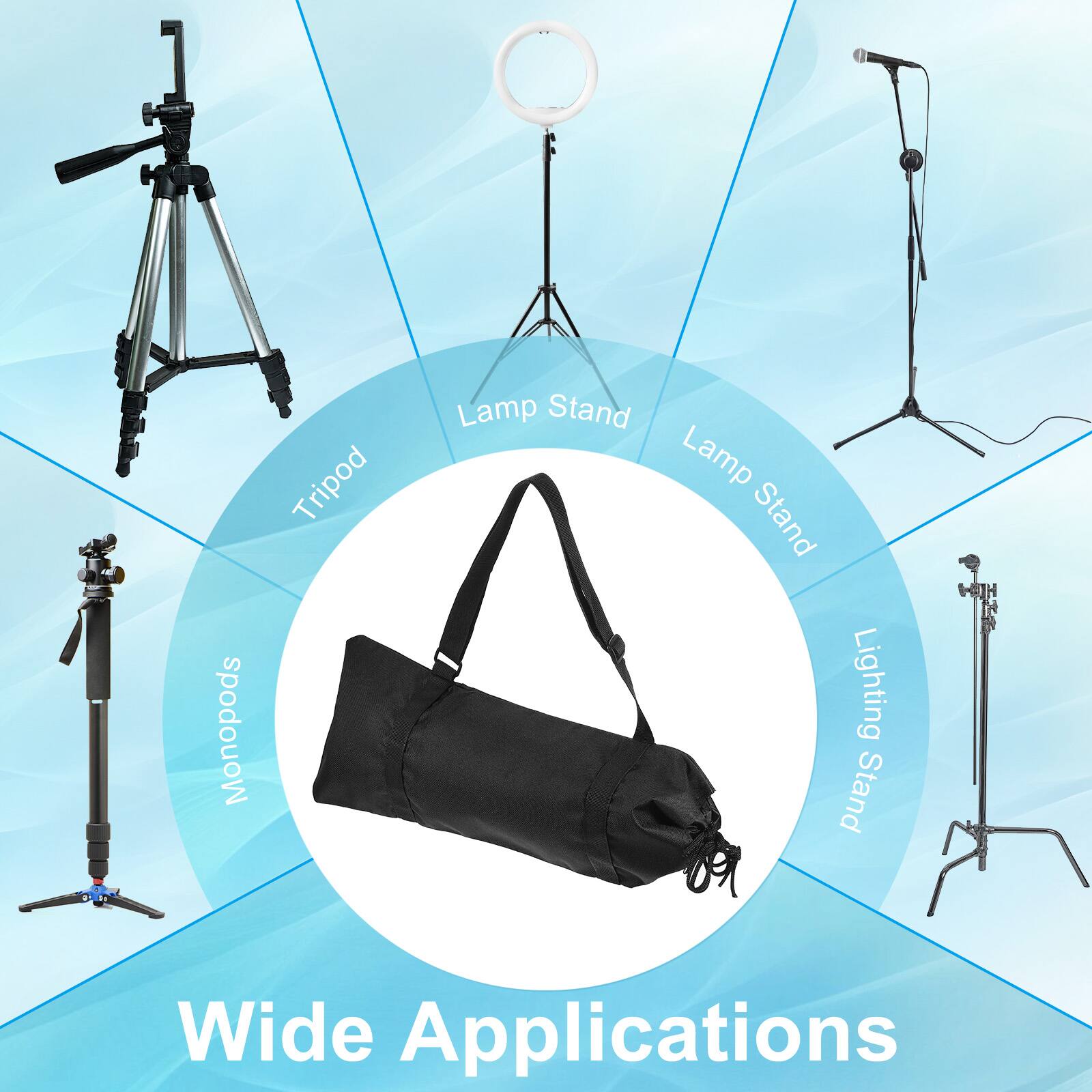 Tripod, Monopods, Lamp Stand, Lighting Stand, Wide Applications