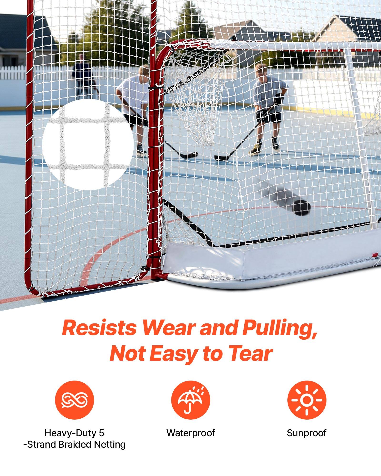 Resists Wear and Pulling, Not Easy to Tear

Heavy-Duty 5-Strand Braided Netting

Waterproof

Sunproof