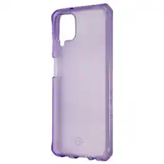Front. Itskins - ITSKINS Spectrum // Clear Series Case for Samsung Galaxy A12 - Light Purple - Purple.