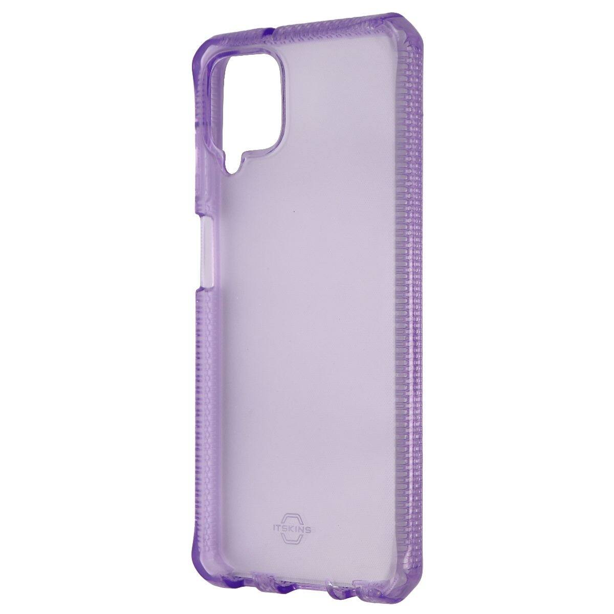 Front. Itskins - ITSKINS Spectrum // Clear Series Case for Samsung Galaxy A12 - Light Purple - Purple.