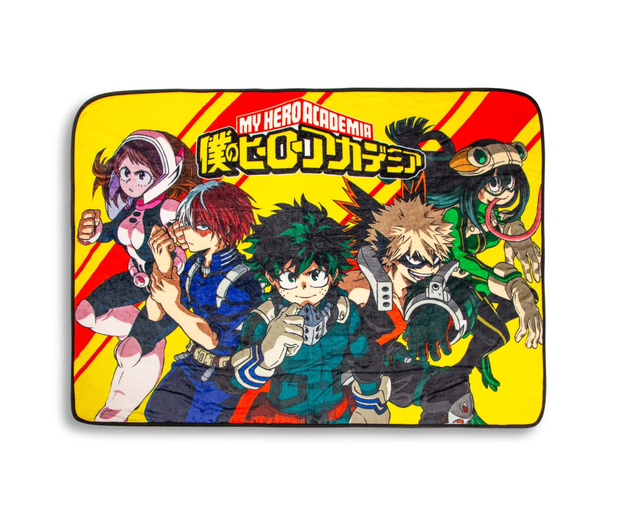 Just Funky - My Hero Academia Characters Fleece Throw Blanket | 45 x 60 Inches - Yellow price history on PriceWatchPro