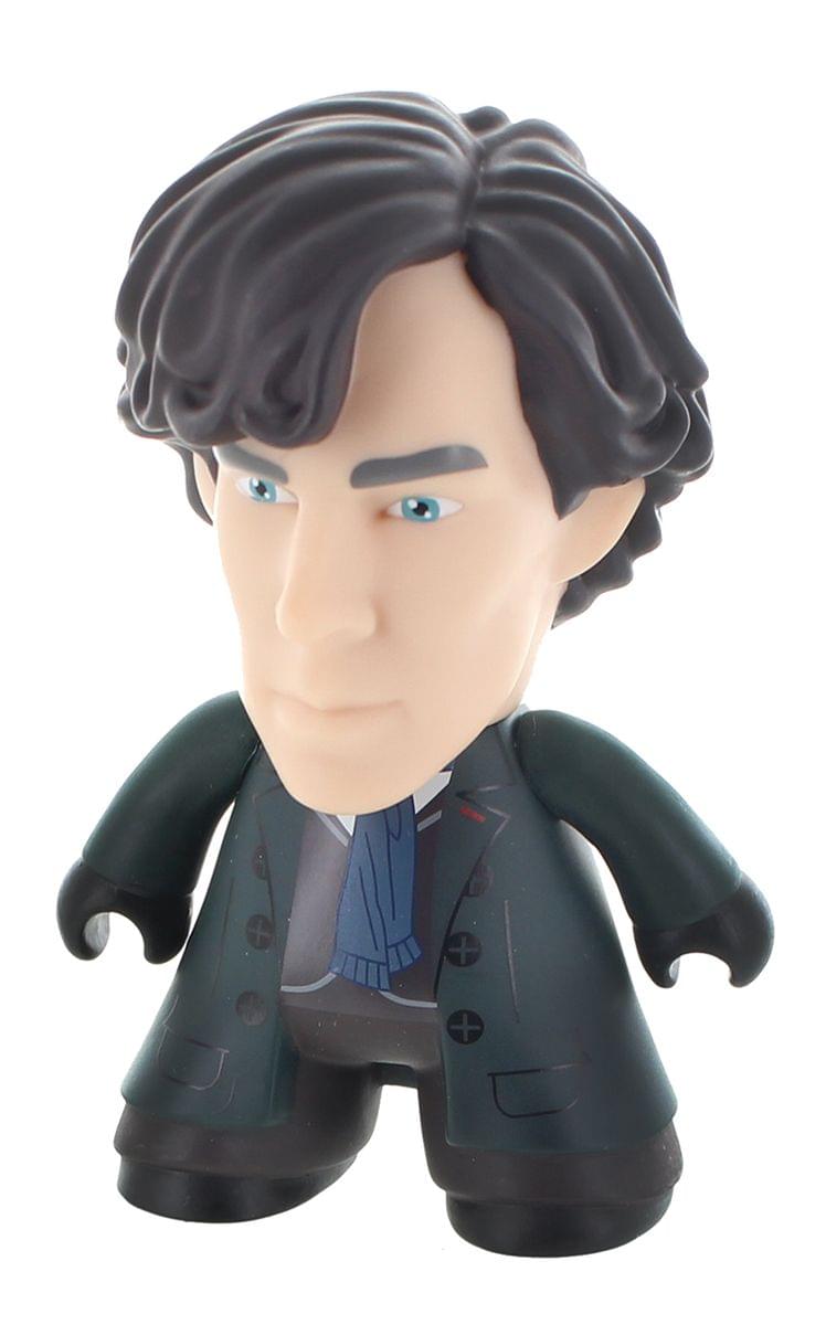 Front. Titan - Sherlock 4.5" Sherlock Holmes Titan Vinyl Figure - Black.