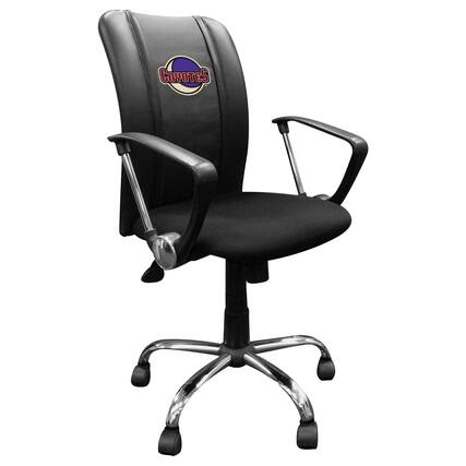 Front. DreamSeat - Black Arizona Coyotes Alternate Logo Curve Task Chair - Black.