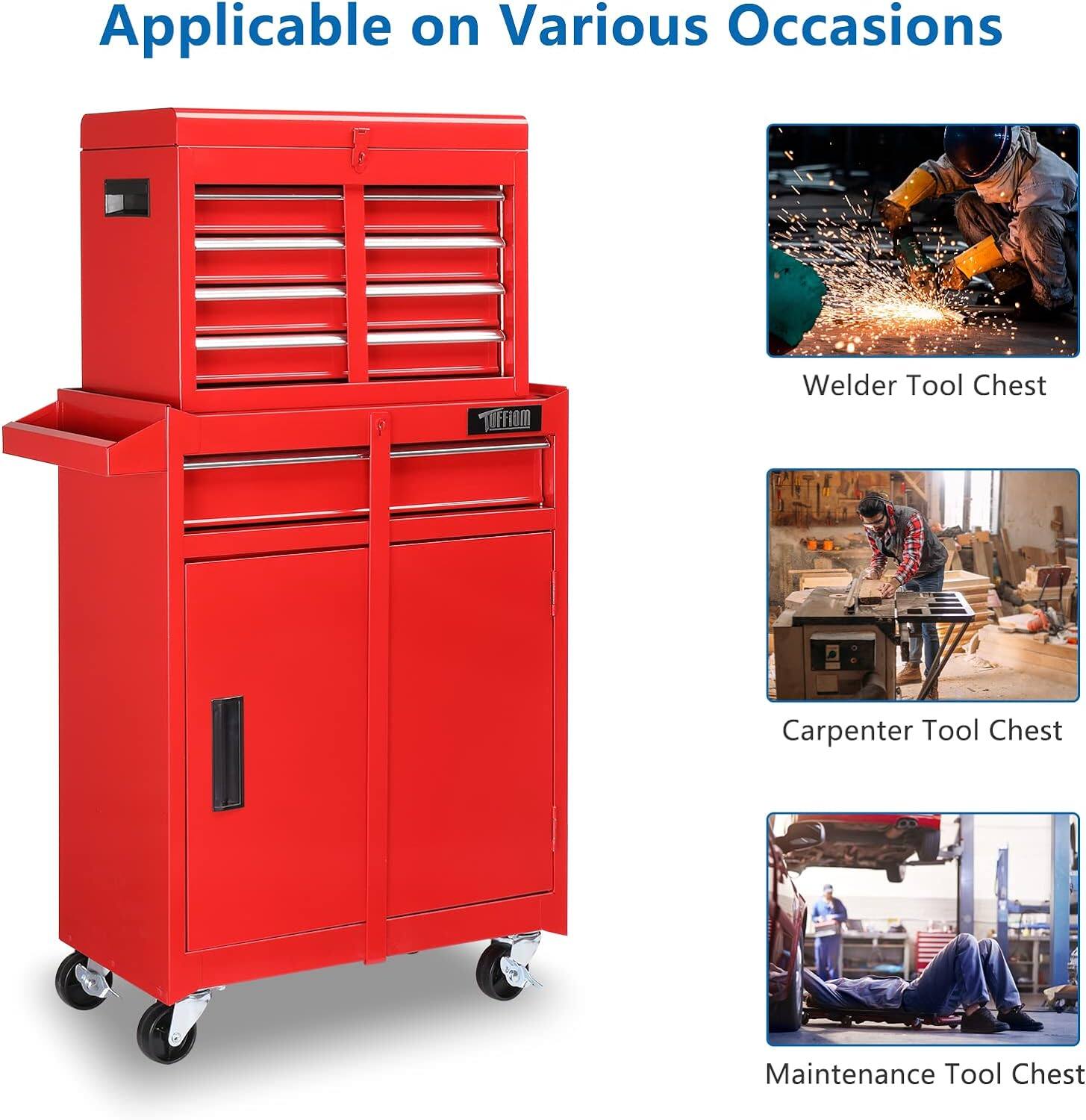 Applicable on Various Occasions

- Welder Tool Chest
- Carpenter Tool Chest
- Maintenance Tool Chest