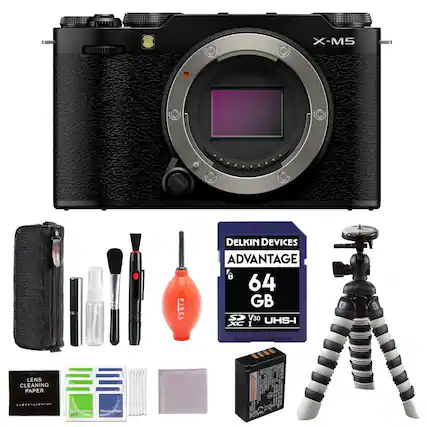 X-M5 PIXEL DELKIN DEVICES ADVANTAGE B 64 GB SP V30 UHS-I XC I LENS CLEANING PAPER F