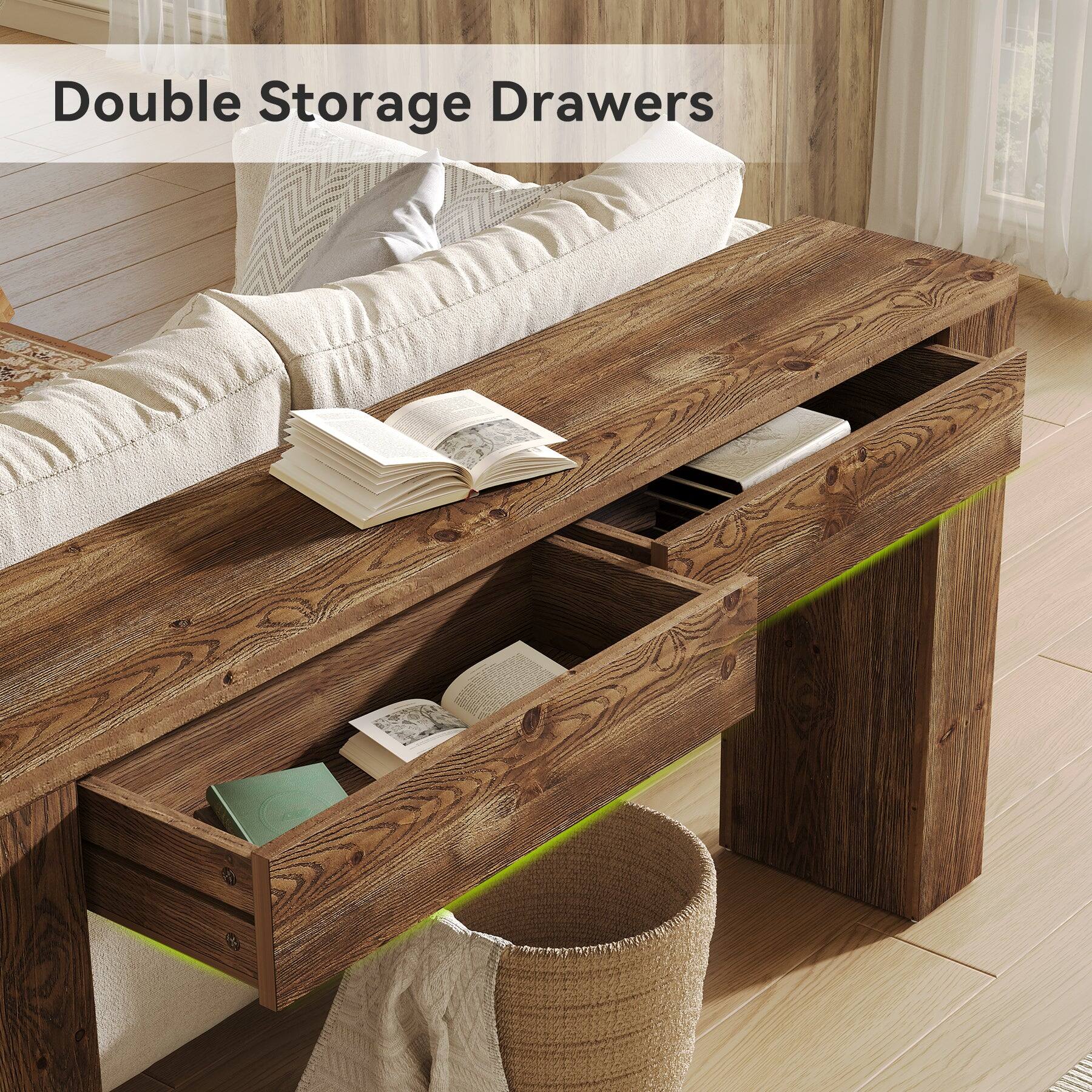 Double Storage Drawers